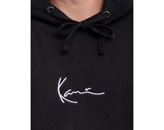 Mikina Karl Kani Small Signature Hoodie 6021238 Black/White