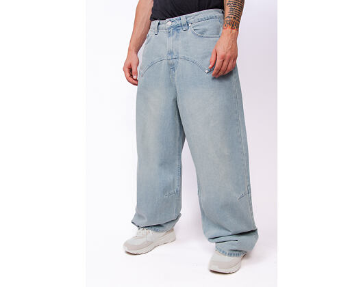 Džíny Karl Kani - Og K Washed Western Relaxed Baggy Jeans - Blue