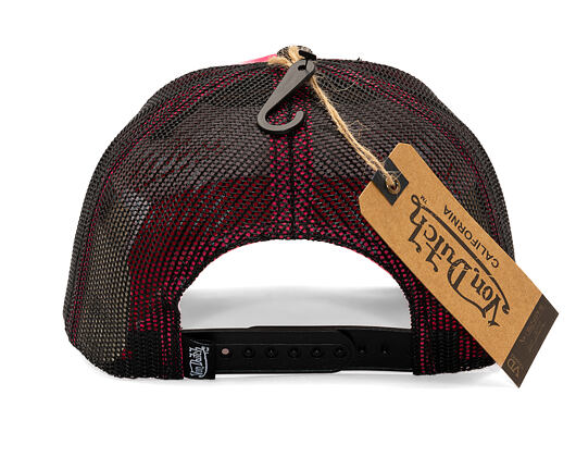Kšiltovka Von Dutch - Trucker - Rubber Logo Pink/Black