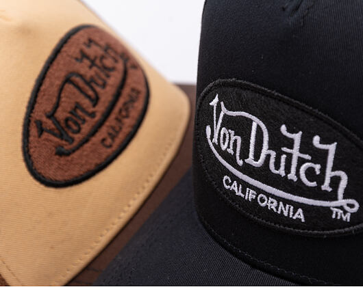 Kšiltovka Von Dutch - Trucker - Cali Patch - Black