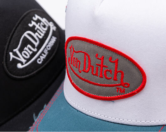 Kšiltovka Von Dutch - Trucker - Distressed White/Blue