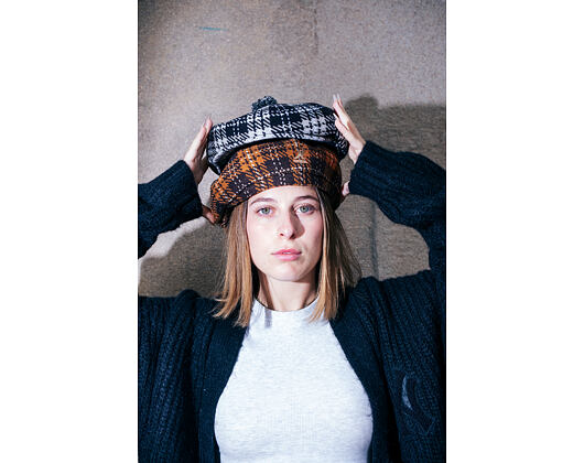 Baret Kangol - New Heritage Flat Cap - Espresso Check