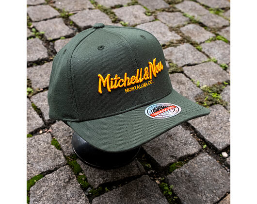 Kšiltovka Mitchell & Ness - Pinscript Classic Red - Own Brand - Green/Orange