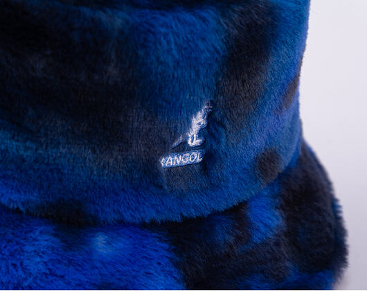 Klobouk Kangol - Faux Fur Bucket - Blue Iridescent Clouds