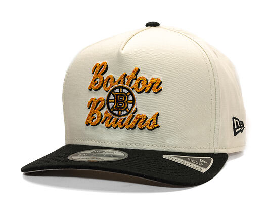 Kšiltovka New Era - NHL Chainstitch 9FIFTY A-Frame - Boston Bruins - Chrome White