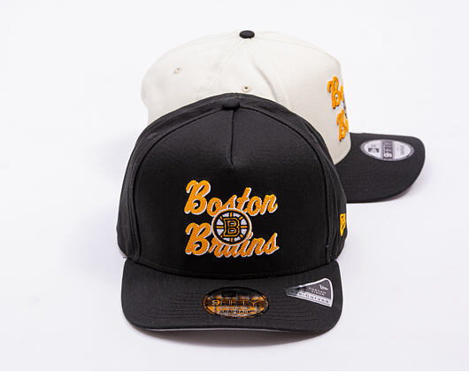Kšiltovka New Era - NHL Chainstitch 9FIFTY A-Frame - Boston Bruins - Black