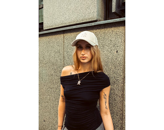 Dámská Kšiltovka New Era - MLB Cord 9FORTY - NY Yankees - Stone