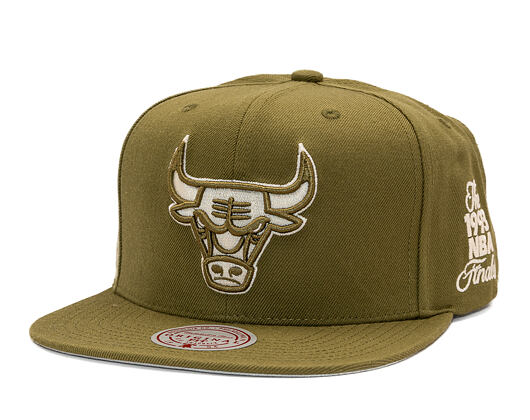 Kšiltovka Mitchell & Ness - NBA Fashion Basic Snapback - Chicago Bulls - Olive