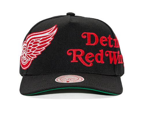 Kšiltovka Mitchell & Ness - NHL Busted Pro - Detroit Red Wings - Black