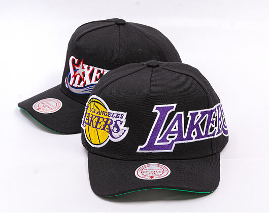 Kšiltovka Mitchell & Ness - NBA Busted Pro - Los Angeles Lakers - Black