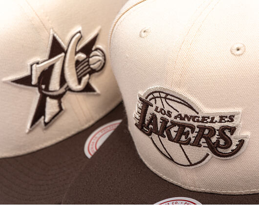 Kšiltovka Mitchell & Ness - NBA Fashion Basic 2T Snapback - Los Angeles Lakers - Cream