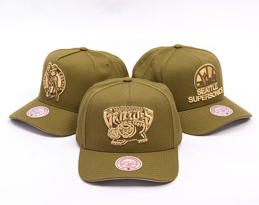 Kšiltovka Mitchell & Ness - NBA Fashion Basic Pro HWC - Vancouver Grizzlies - Olive