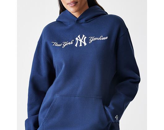 Mikina New Era - MLB Graphic Oversized Hoody - NY Yankees - Navy
