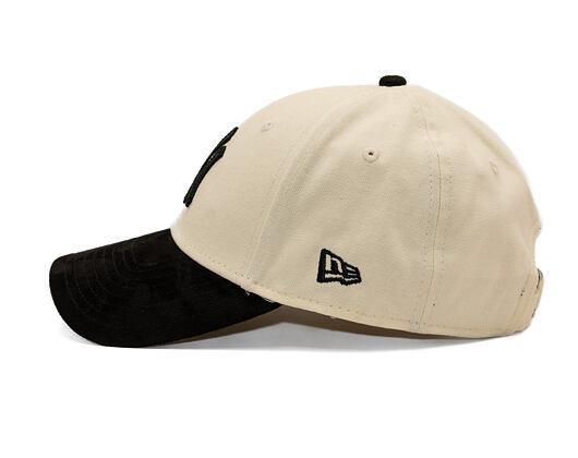 Dámská Kšiltovka New Era - MLB Faux Suede 9FORTY - NY Yankees - Cream / Black