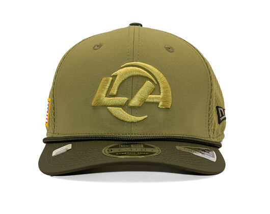 Kšiltovka New Era - NFL25 "Salute to Service" - 9SEVENTY Stretch-Snap - Los Angeles Rams