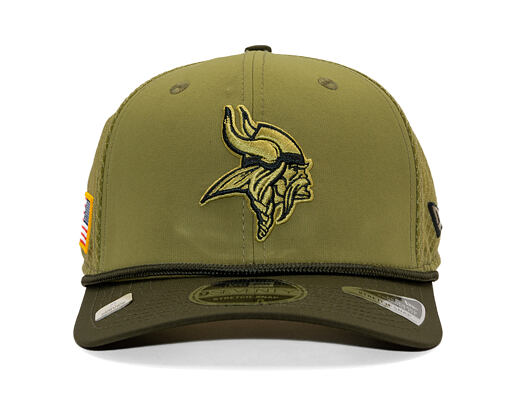 Kšiltovka New Era - NFL25 "Salute to Service" - 9SEVENTY Stretch-Snap - Minnesota Vikings