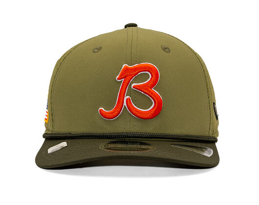 Kšiltovka New Era - NFL25 "Salute to Service" - 9SEVENTY Stretch-Snap - Chicago Bears