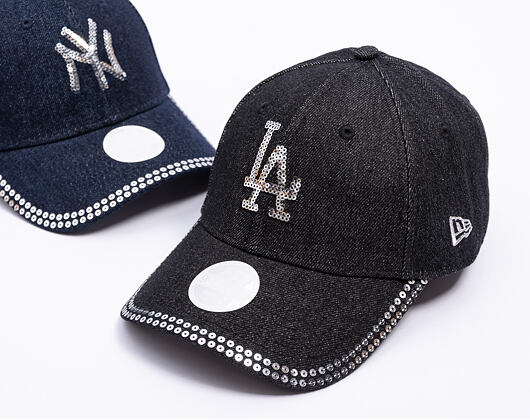 Dámská Kšiltovka New Era - MLB Sequin 9FORTY - LA Dodgers - Black