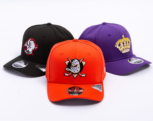 Kšiltovka New Era - NHL 9SEVENTY Stretch-Snap - Anaheim Ducks - Team Color