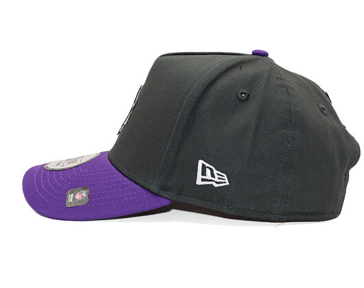 Kšiltovka New Era - NFL Charcoal Drop 9FORTY A-Frame - Minnesota Vikings - Steel Clouds / Purple