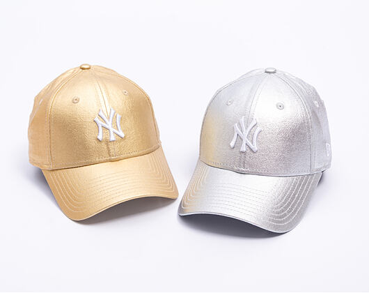 Dámská Kšiltovka New Era - MLB Metallic 9FORTY - NY Yankees - Gold