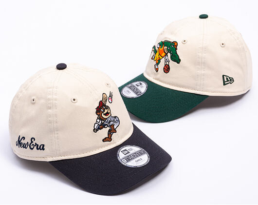 Dětská Kšiltovka New Era - Branded Kids Mascot 9TWENTY - Cream / Navy