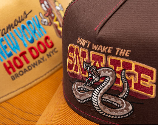 Kšiltovka Stetson - Trucker Cap Don‘t Wake The Snake by JJ Hats