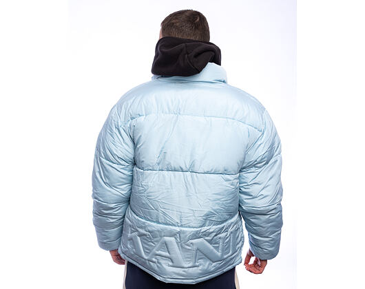 Péřová bunda Karl Kani - Small Signature Embossed Logo Puffer Jacket - Blue