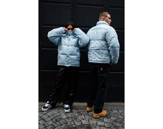 Péřová bunda Karl Kani - Small Signature Embossed Logo Puffer Jacket - Blue