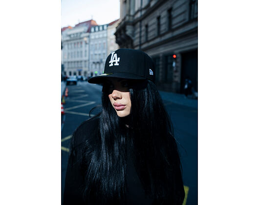 Kšiltovka New Era - MLB Basic 59FIFTY - LA Dodgers - Black / White