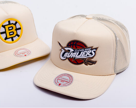 Kšiltovka Mitchell & Ness - Evergreen Trucker HWC - NBA - Cleveland Cavaliers - Off White