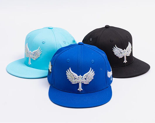 Kšiltovka Reflection Luxury Shine Loud Snapback - Royal Blue / White