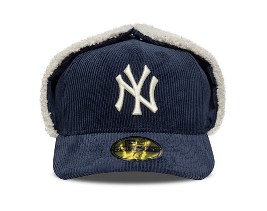 Kšiltovka New Era - MLB Dogear Cord 59FIFTY - NY Yankees - Navy / Cream