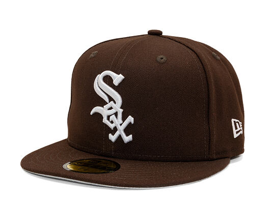 Kšiltovka New Era - MLB Seasonal 59FIFTY - Chicago White Sox - Burnt Wood - Brown