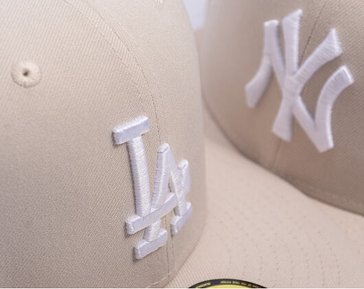Kšiltovka New Era - MLB Seasonal 59FIFTY - LA Dodgers - Stone