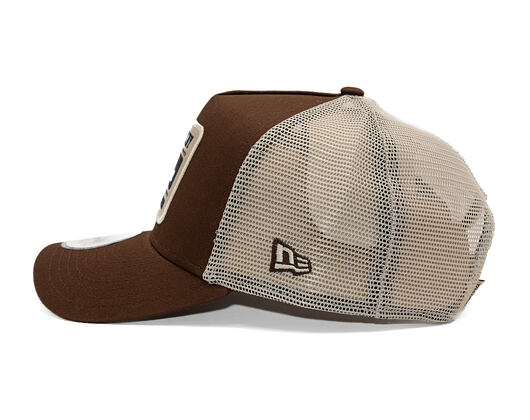 Kšiltovka New Era - Branded Patch 9FORTY Trucker - Chestnut Brown