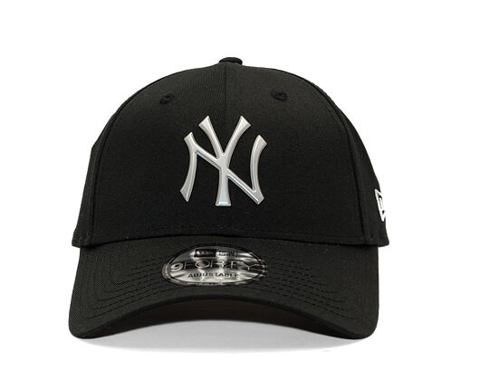 Kšiltovka New Era - MLB Metallic 9FORTY - NY Yankees - Black
