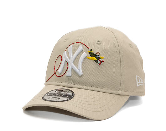 Dětská Kšiltovka New Era - MLB Plane Icon 9FORTY - NY Yankees - Stone