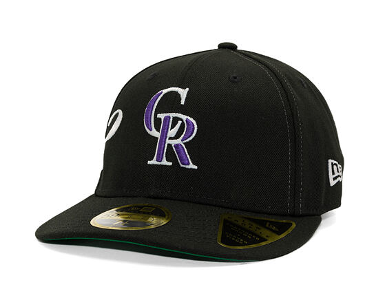Kšiltovka New Era - MLB Established 59FIFTY Low Profile - Colorado Rockies - Black