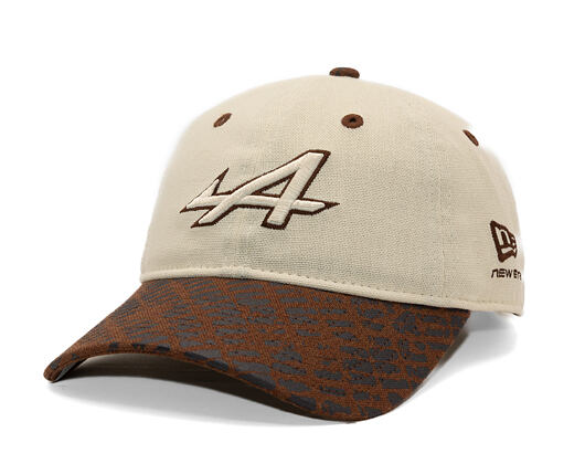 Kšiltovka New Era - F1 Heritage 9TWENTY - Alpine Racing - Chrome White