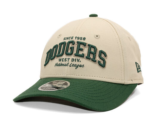 Dětská Kšiltovka New Era - MLB Wordmark 9FORTY M-CROWN - LA Dodgers - Cream