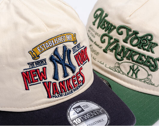 Kšiltovka New Era - MLB Washed Graphic 19TWENTY - NY Yankees - Cream