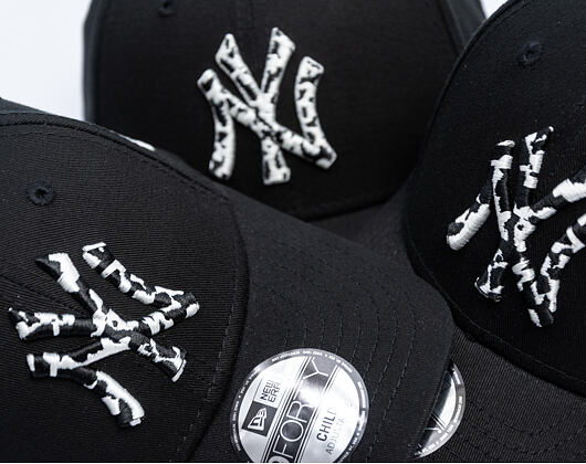 Dámská Kšiltovka New Era - MLB Animal Infill 9FORTY - NY Yankees - Black