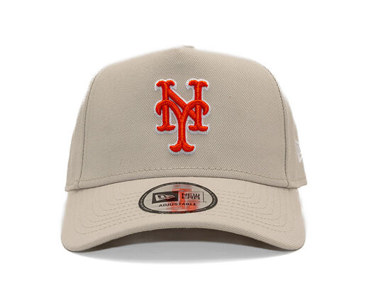 Kšiltovka New Era - MLB Outline Script 9FORTY A-Frame - NY Mets - Stone