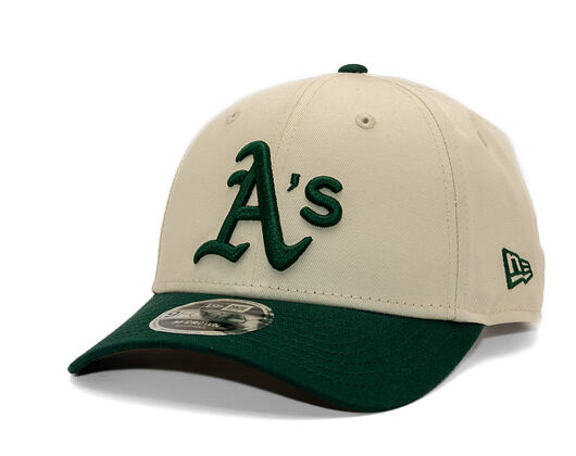 Kšiltovka New Era - MLB Colorblock 9FORTY M-CROWN - Oakland Athletics - Cream