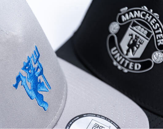 Kšiltovka New Era -  Seasonal 9FORTY Trucker - Manchester United FC - Grey