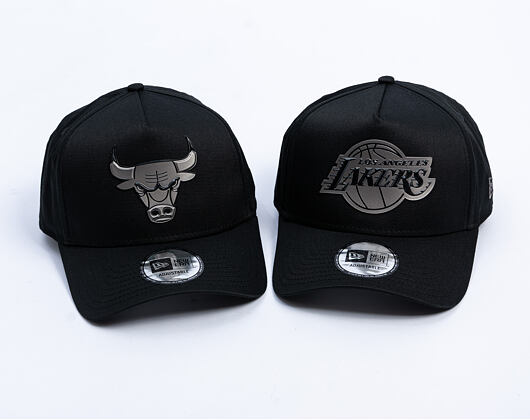 Kšiltovka New Era - NBA Metallic 9FORTY A-Frame - LA Lakers - Black