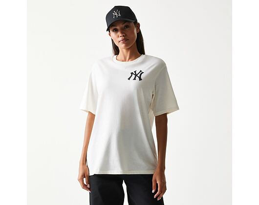 Triko New Era - MLB Food Graphic Tee - NY Yankees - Off White