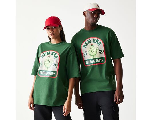 Triko New Era - Fruit Graphic Oversized Tee - Cilantro Green