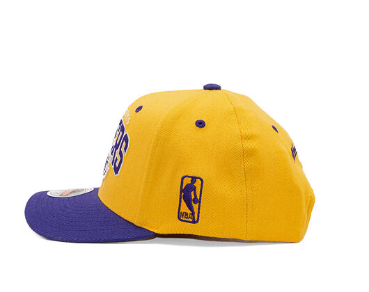 Kšiltovka Mitchell & Ness - NBA Team Arch Snapback - Los Angeles Lakers - Yellow / Purple